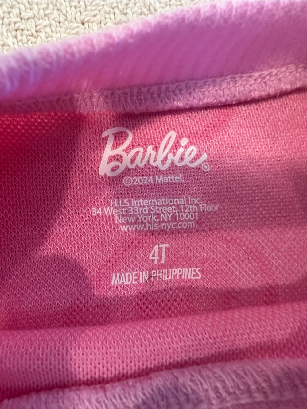 Barbie Pink Logo-Pattern Sweater - Picture 2 of 3
